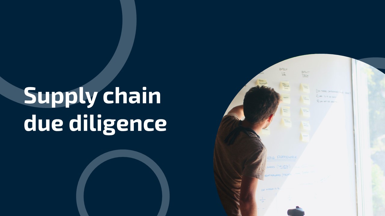 Supply chain due diligence I Bar2